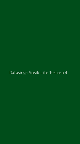Tampilan Antarmuka Aplikasi Datasinga Musik Lite Terbaru - 4