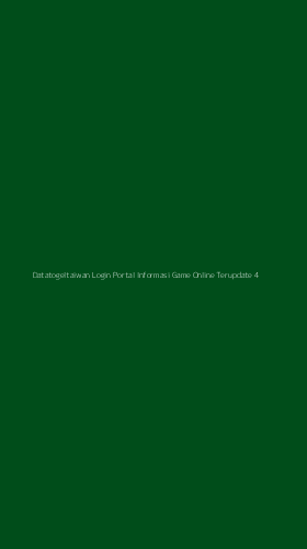 Tampilan Antarmuka Aplikasi Datatogeltaiwan Login Portal Informasi Game Online Terupdate - 4