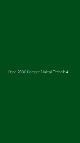 Tampilan Antarmuka Aplikasi Depo 2000 Dompet Digital Terbaik - 4