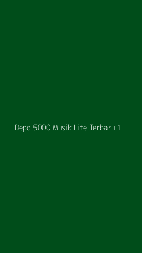 Tampilan Antarmuka Aplikasi Depo 5000 Musik Lite Terbaru - 1