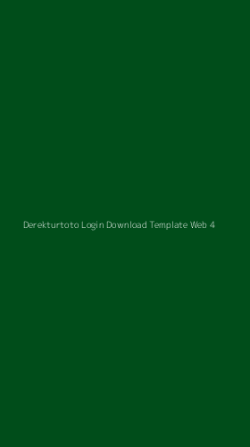 Tampilan Antarmuka Aplikasi Derekturtoto Login Download Template Web - 4