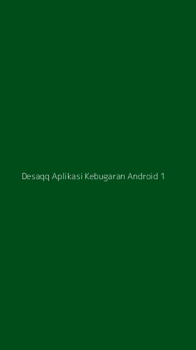 Tampilan Antarmuka Aplikasi Desaqq Aplikasi Kebugaran Android - 1