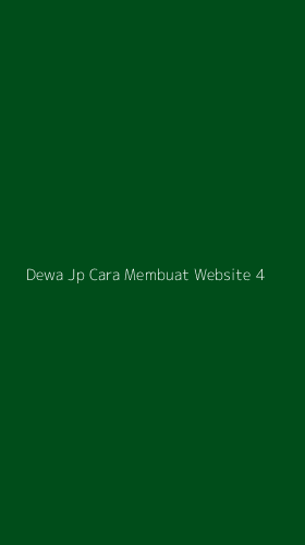 Tampilan Antarmuka Aplikasi Dewa Jp Cara Membuat Website - 4