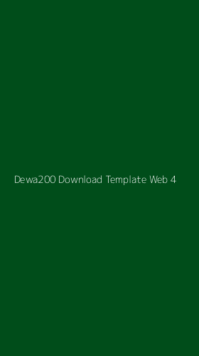 Tampilan Antarmuka Aplikasi Dewa200 Download Template Web - 4