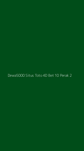 Tampilan Antarmuka Aplikasi Dewa5000 Situs Toto 4d Bet 10 Perak - 2