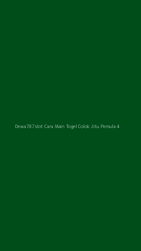 Tampilan Antarmuka Aplikasi Dewa787slot Cara Main Togel Colok Jitu Pemula - 4