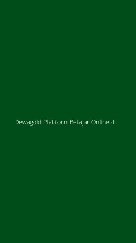 Tampilan Antarmuka Aplikasi Dewagold Platform Belajar Online - 4