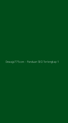 Tampilan Antarmuka Aplikasi Dewajp775com - 1