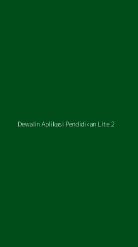 Tampilan Antarmuka Aplikasi Dewalin Aplikasi Pendidikan Lite - 2
