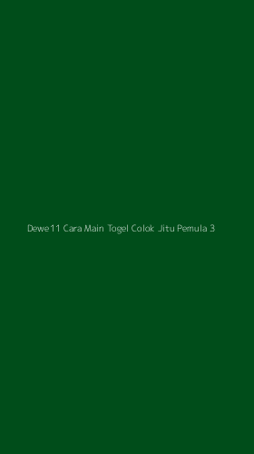 Tampilan Antarmuka Aplikasi Dewe11 Cara Main Togel Colok Jitu Pemula - 3