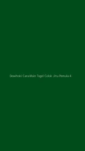 Tampilan Antarmuka Aplikasi Dewihoki Cara Main Togel Colok Jitu Pemula - 4