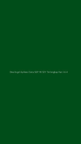 Tampilan Antarmuka Aplikasi Dewitogel Aplikasi Data Sgp Hk Sdy Terlengkap Hari Ini - 4
