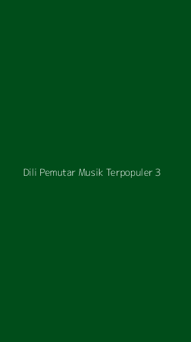 Tampilan Antarmuka Aplikasi Dili Pemutar Musik Terpopuler - 3