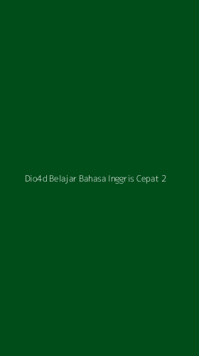 Tampilan Antarmuka Aplikasi Dio4d Belajar Bahasa Inggris Cepat - 2
