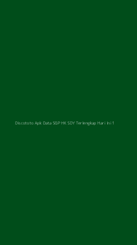 Tampilan Antarmuka Aplikasi Discototo Apk Data Sgp Hk Sdy Terlengkap Hari Ini - 1