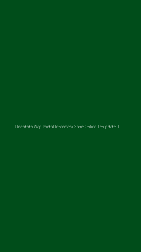 Tampilan Antarmuka Aplikasi Discototo Wap Portal Informasi Game Online Terupdate - 1