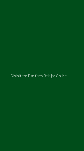 Tampilan Antarmuka Aplikasi Disinitoto Platform Belajar Online - 4