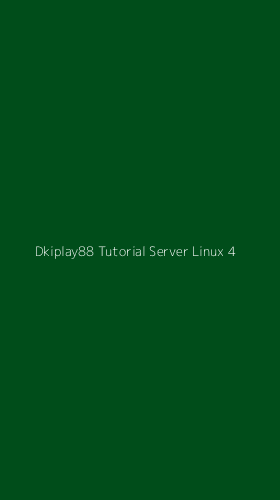Tampilan Antarmuka Aplikasi Dkiplay88 Tutorial Server Linux - 4