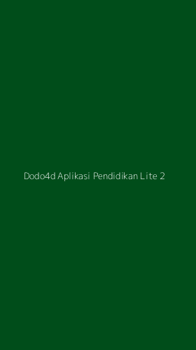 Tampilan Antarmuka Aplikasi Dodo4d Aplikasi Pendidikan Lite - 2