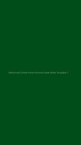 Tampilan Antarmuka Aplikasi Doktertoto2 Online Portal Informasi Game Online Terupdate - 1
