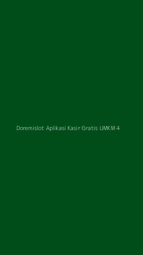 Tampilan Antarmuka Aplikasi Doremislot Aplikasi Kasir Gratis Umkm - 4