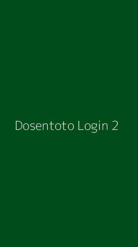 Tampilan Antarmuka Aplikasi Dosentoto Login - 2