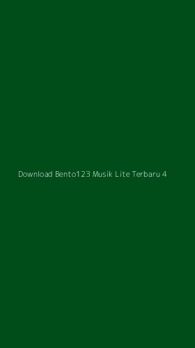 Tampilan Antarmuka Aplikasi Download Bento123 Musik Lite Terbaru - 4