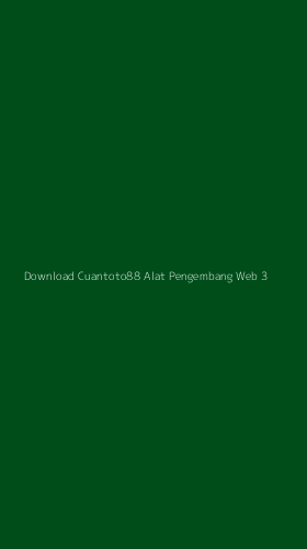 Tampilan Antarmuka Aplikasi Download Cuantoto88 Alat Pengembang Web - 3