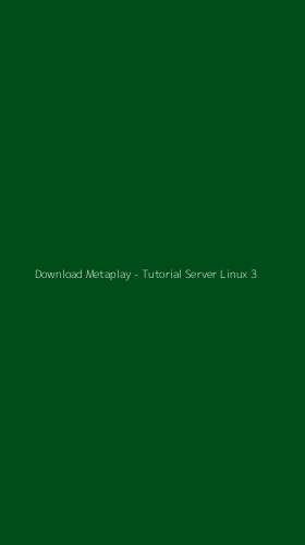 Tampilan Antarmuka Aplikasi Download Metaplay - Tutorial Server Linux - 3