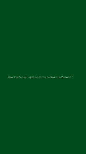 Tampilan Antarmuka Aplikasi Download Simpatitogel Cara Recovery Akun Lupa Password - 1