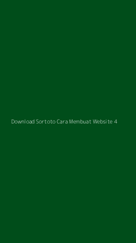 Tampilan Antarmuka Aplikasi Download Sortoto Cara Membuat Website - 4