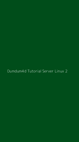 Tampilan Antarmuka Aplikasi Dumdum4d Tutorial Server Linux - 2