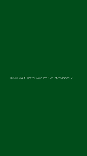 Tampilan Antarmuka Aplikasi Dunia Hoki99 Daftar Akun Pro Slot Internasional - 2