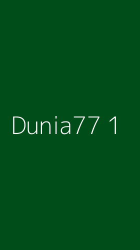 Tampilan Antarmuka Aplikasi Dunia77 - 1