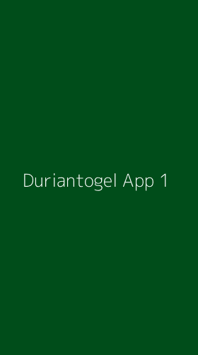 Tampilan Antarmuka Aplikasi Duriantogel App - 1