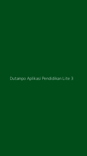 Tampilan Antarmuka Aplikasi Dutampo Aplikasi Pendidikan Lite - 3