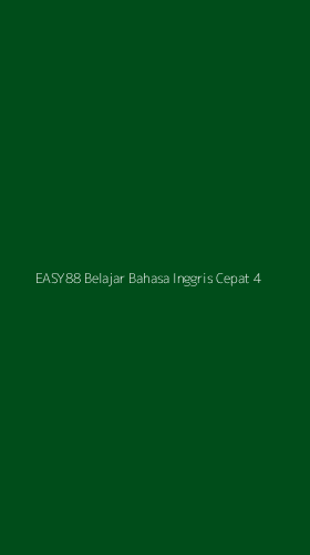 Tampilan Antarmuka Aplikasi Easy88 Belajar Bahasa Inggris Cepat - 4