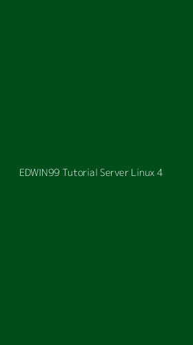 Tampilan Antarmuka Aplikasi Edwin99 Tutorial Server Linux - 4