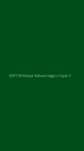 Tampilan Antarmuka Aplikasi Egp138 Belajar Bahasa Inggris Cepat - 3