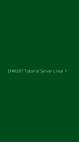 Tampilan Antarmuka Aplikasi Ehm297 Tutorial Server Linux - 1