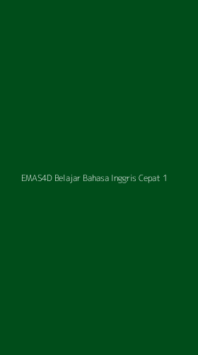 Tampilan Antarmuka Aplikasi Emas4d Belajar Bahasa Inggris Cepat - 1