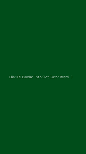 Tampilan Antarmuka Aplikasi Elin188 Bandar Toto Slot Gacor Resmi - 3