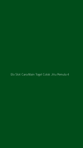 Tampilan Antarmuka Aplikasi Elo Slot Cara Main Togel Colok Jitu Pemula - 4