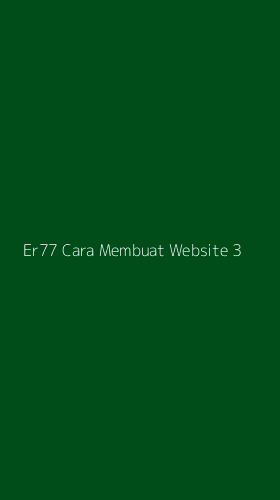 Tampilan Antarmuka Aplikasi Er77 Cara Membuat Website - 3