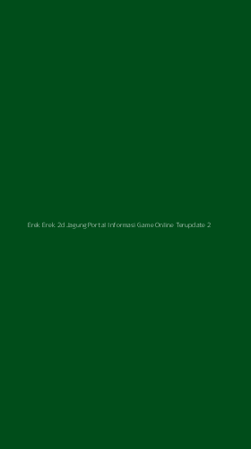 Tampilan Antarmuka Aplikasi Erek Erek 2d Jagung Portal Informasi Game Online Terupdate - 2