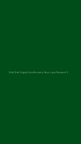 Tampilan Antarmuka Aplikasi Erek Erek Srigala Cara Recovery Akun Lupa Password - 2