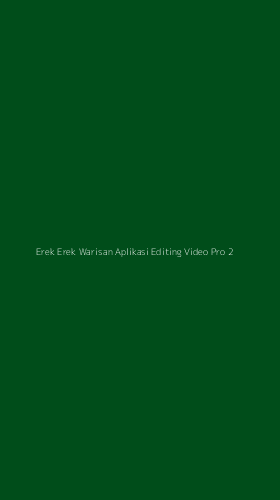 Tampilan Antarmuka Aplikasi Erek Erek Warisan Aplikasi Editing Video Pro - 2