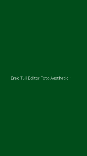 Tampilan Antarmuka Aplikasi Erek Tuli Editor Foto Aesthetic - 1
