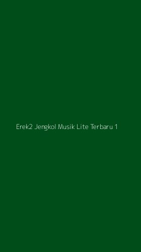 Tampilan Antarmuka Aplikasi Erek2 Jengkol Musik Lite Terbaru - 1