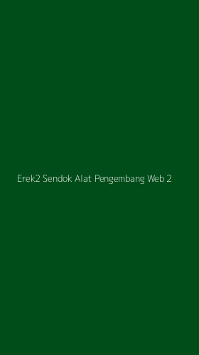 Tampilan Antarmuka Aplikasi Erek2 Sendok Alat Pengembang Web - 2
